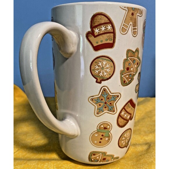 Boston Warehouse 20 oz Latte Mug Holiday Christmas Festive Cookies 22oz New 2022 - Picture 4 of 6